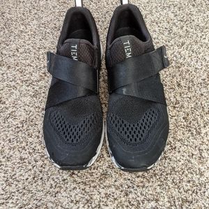 Tiems Slipstream Black Geometric SPD Spin Shoes Women's 9.5